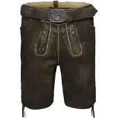 Spieth & Wensky Pantalón tradicional 'Greif' marrón oscuro