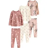 Next Pijama grafito / malva / altrosa / blanco natural