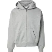 Weekday Sudadera con cremallera gris