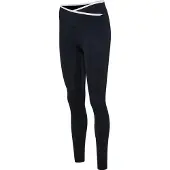 Hummel Pantalón deportivo negro / blanco