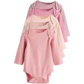 Next Pijama entero/body rosa / talco / eosin / altrosa