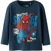 TWO SOON Camiseta 'Spider-Man' azul noche / azul real / rojo / blanco