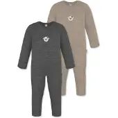 Normani Pijama entero/body 'Waverly' beige / antracita