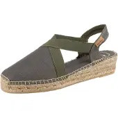 Toni pons Alpargatas gris / verde oscuro