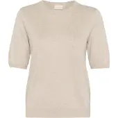 Kaffe Jersey 'KALizza' beige moteado