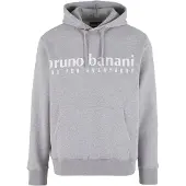 Bruno Banani Sudadera gris / blanco