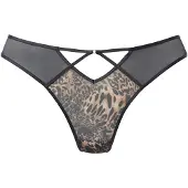 LASCANA Tanga marrón / capuchino / negro