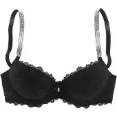 LASCANA Sujetador negro / transparente