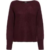 ONLY Jersey 'ONLDaniella' rojo vino
