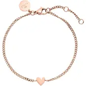 Purelei Pulsera 'Tiny Heart' oro rosa