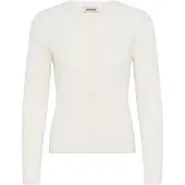 Oxmo Cárdigan 'Isasja' blanco lana