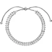 Purelei Pulsera 'Crystal Glow' plata / transparente