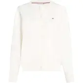 Tommy Hilfiger Cárdigan 'Fine' blanco