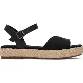 Toms - Women's Abby - Sandalias size 42, negro/beige