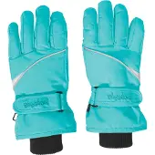 Playshoes Guantes turquesa / negro / offwhite