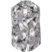 IZIA Chaleco 'Fashion Look' gris / gris oscuro / blanco