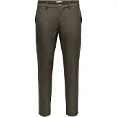 Only & Sons Pantalón chino 'ONSBRAD' marrón oscuro