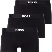 BOSS Calzoncillo boxer 'David Beckham' negro / blanco