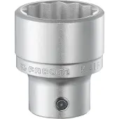 Facom Llave de vaso de 3/4", de 12 caras, 54 mm