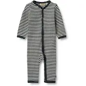 Wheat Pijama entero/body 'Dusty' navy / offwhite