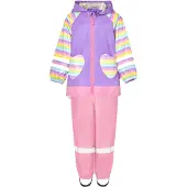 Playshoes Traje funcional 'Einhorn' azul oscuro / amarillo / lila / rosa