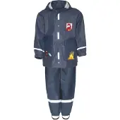 Playshoes Traje funcional 'Feuerwehr' marino / amarillo oscuro / gris plateado / rojo