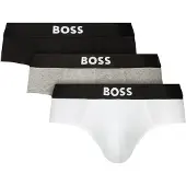 BOSS Braga gris moteado / negro / blanco