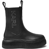 Karl Lagerfeld Botas Chelsea 'KREEPER LO' gris plateado / negro