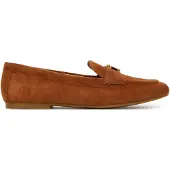 Ralph Lauren para mujer. 802946809014 Mocasines Averi III de ante marrón (37), Piel, Plano, Ninguno, Casual, Clásico, Lauren Ralph La