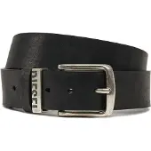 Diesel Cinturón negro / plata