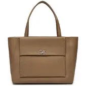 Calvin Klein Re-Lock Bolsa de compras 44 cm beige