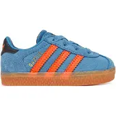 Adidas adidasZapatilla Gazelle Comfort Closure Elastic Laces (Bebé) 26 1/2 Focus Blue / Solar Orange / Core Black Niño