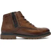 Bugatti Botas con cordones marrón