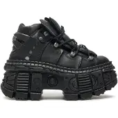 New rock Botas con cordones 'Wall106-S12' negro