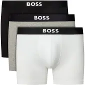BOSS Calzoncillo boxer gris / negro / blanco