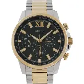 GUESS Reloj analógico 'Walker' oro / pino / plata
