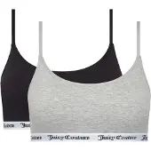 Juicy Couture Sujetador gris moteado / negro / blanco
