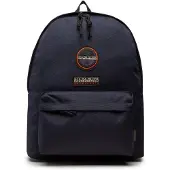 Napapijri Mochila 'Voyage 3' beige / azul noche / gris oscuro / naranja
