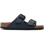 Birkenstock Zapatos abiertos 'Pantolette Damen 51153 Glattleder in blau' azul
