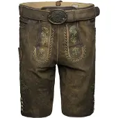 Stockerpoint Pantalón tradicional 'Bertram' marrón oscuro / manzana