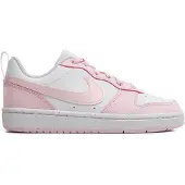 Nike Zapatillas deportivas 'Court Borough' rosa / blanco