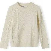 MINOTI Jersey blanco lana