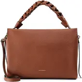 Coccinelle Bolso de mano 'Boheme Grana Double Shoulder Bag' cognac