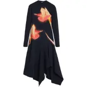 Desigual Vestido naranja / negro