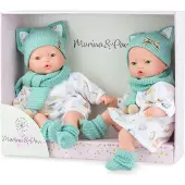 MARINA AND PAU Muñeca De Pitus Twins 40 Cm