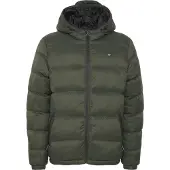 Blend Chaqueta de invierno verde oscuro / negro / blanco