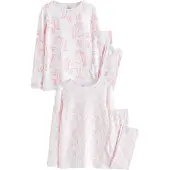 Next Pijama rosa / blanco