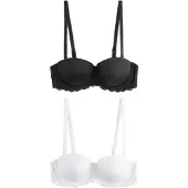 Next Sujetador negro / blanco