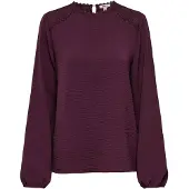 ONLY Blusa 'ONLKATCHA' rojo vino