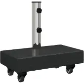 vidaXL Soporte para sombrilla , 25 kg, , granito, rectangular